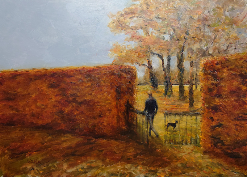 Hidden Place, painting by Valta